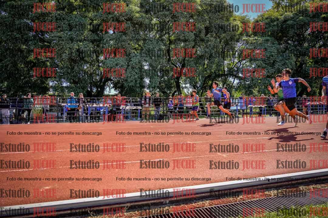 Fotos de los 100 m de varones
