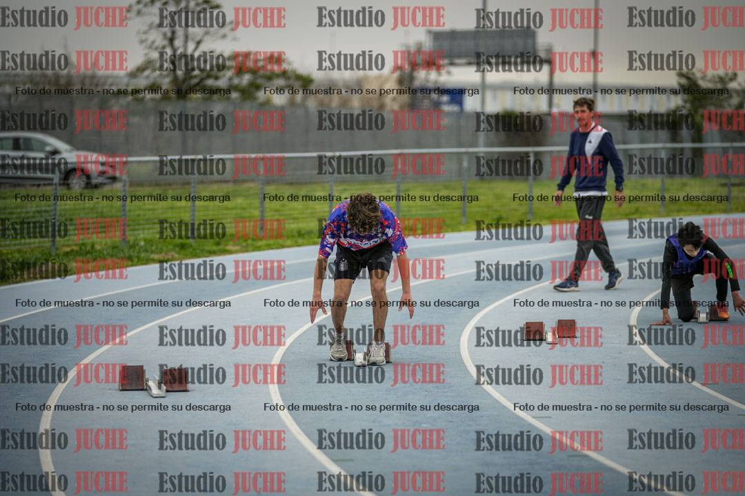 Fotos de los 150 m llanos de varones - U14