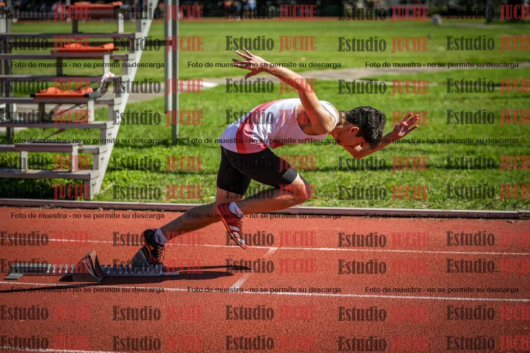 Fotos de los 200 m llanos de varones