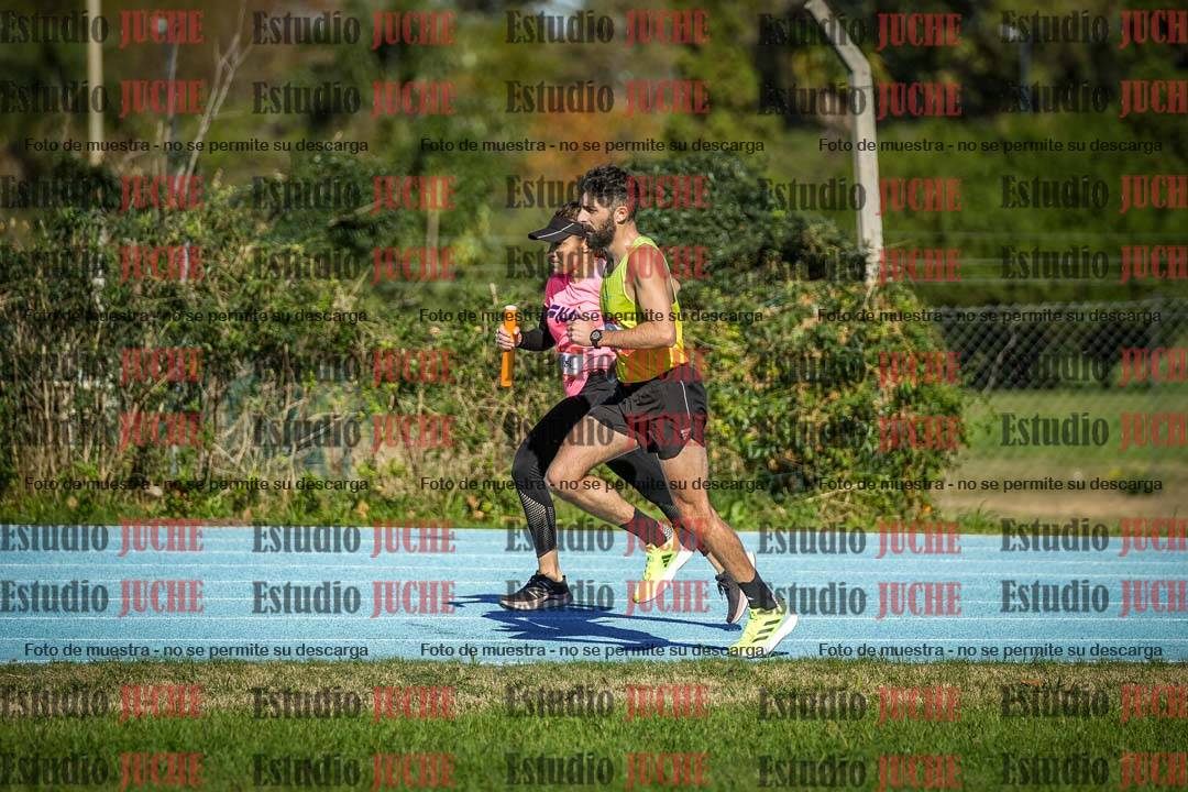 Fotos durante los relevos