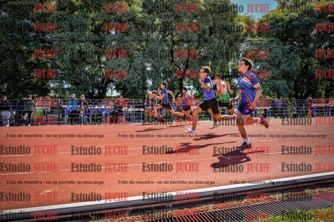 Fotos de los 100 m de varones
