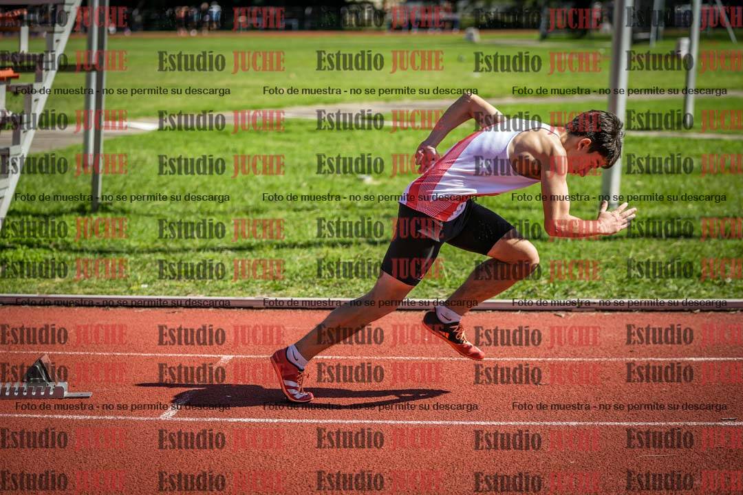 Fotos de los 200 m llanos de varones