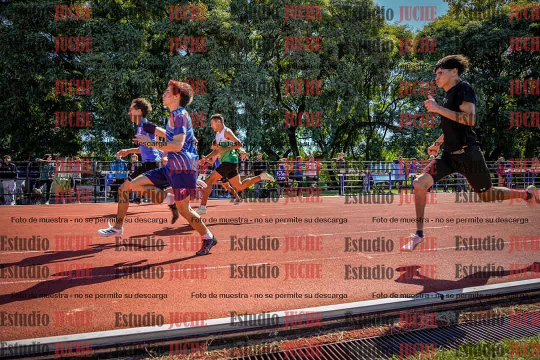 Fotos de los 100 m de varones