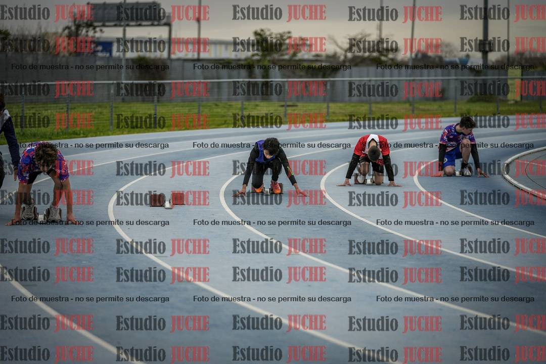 Fotos de los 150 m llanos de varones - U14