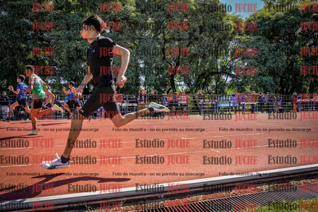 Fotos de los 100 m de varones