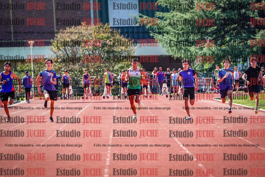 Fotos de los 100 m de varones