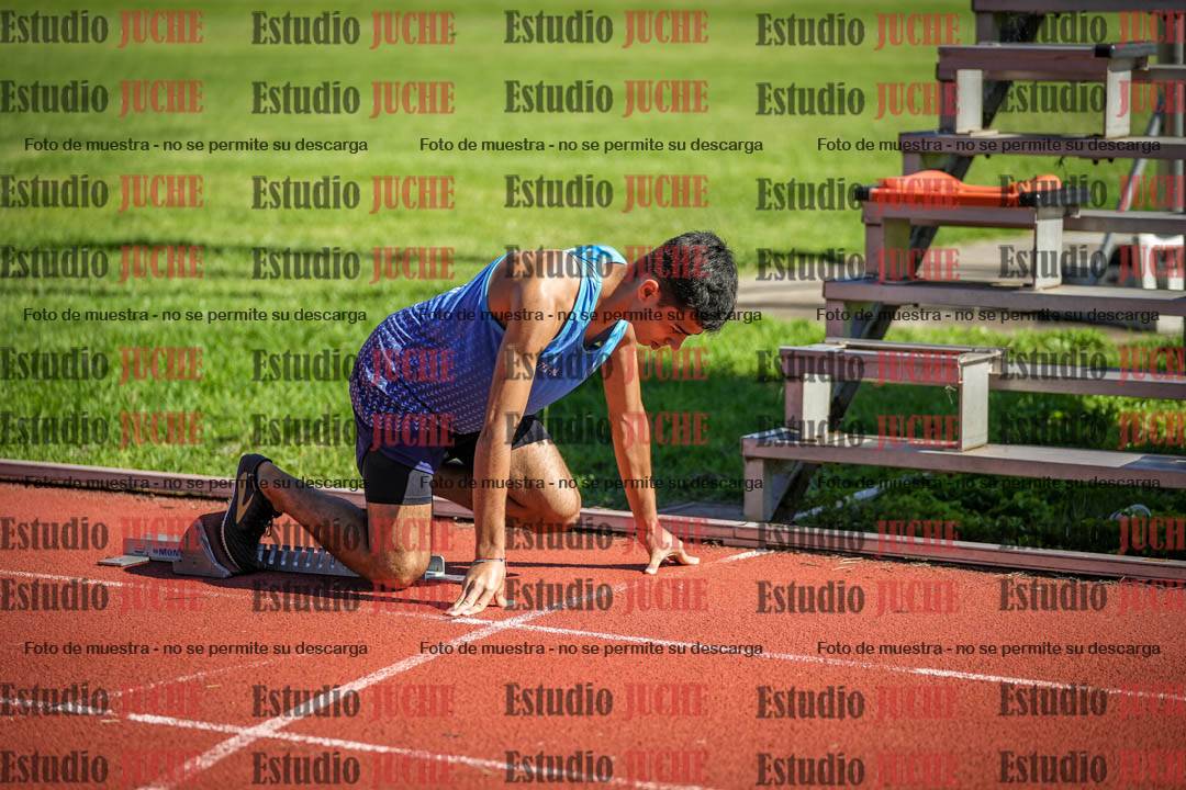 Fotos de los 200 m llanos de varones
