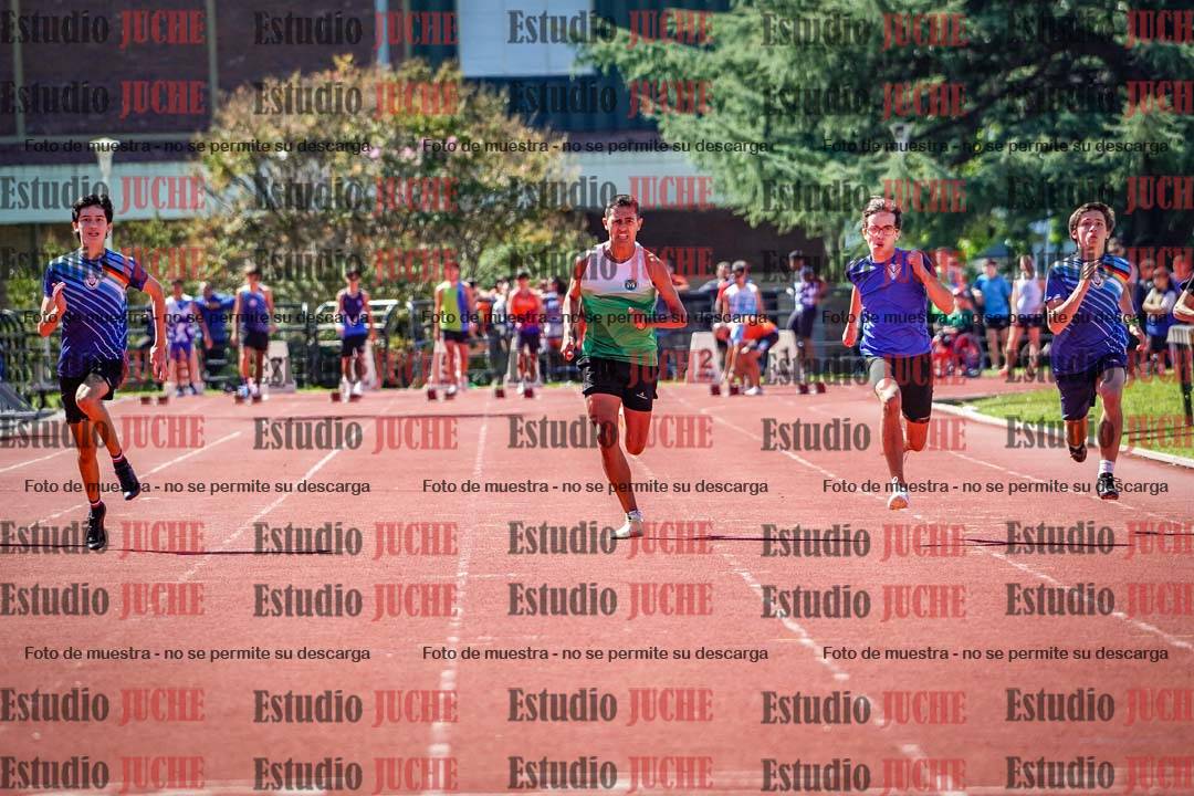 Fotos de los 100 m de varones