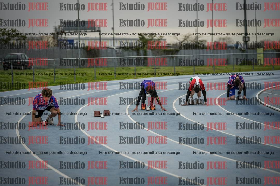 Fotos de los 150 m llanos de varones - U14