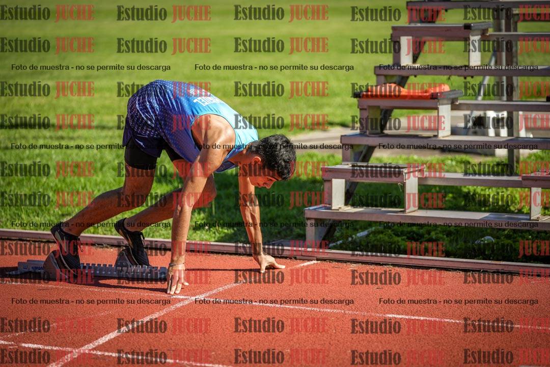 Fotos de los 200 m llanos de varones
