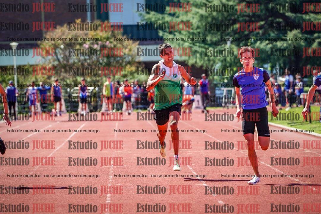 Fotos de los 100 m de varones