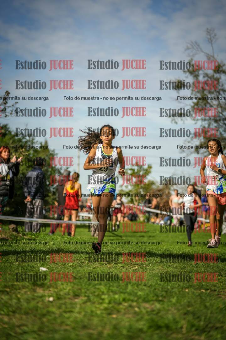 Fotos de la llegada del cross de 1000 m