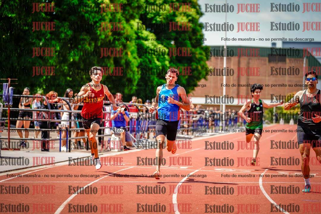 Fotos de los 400 m llanos de varones