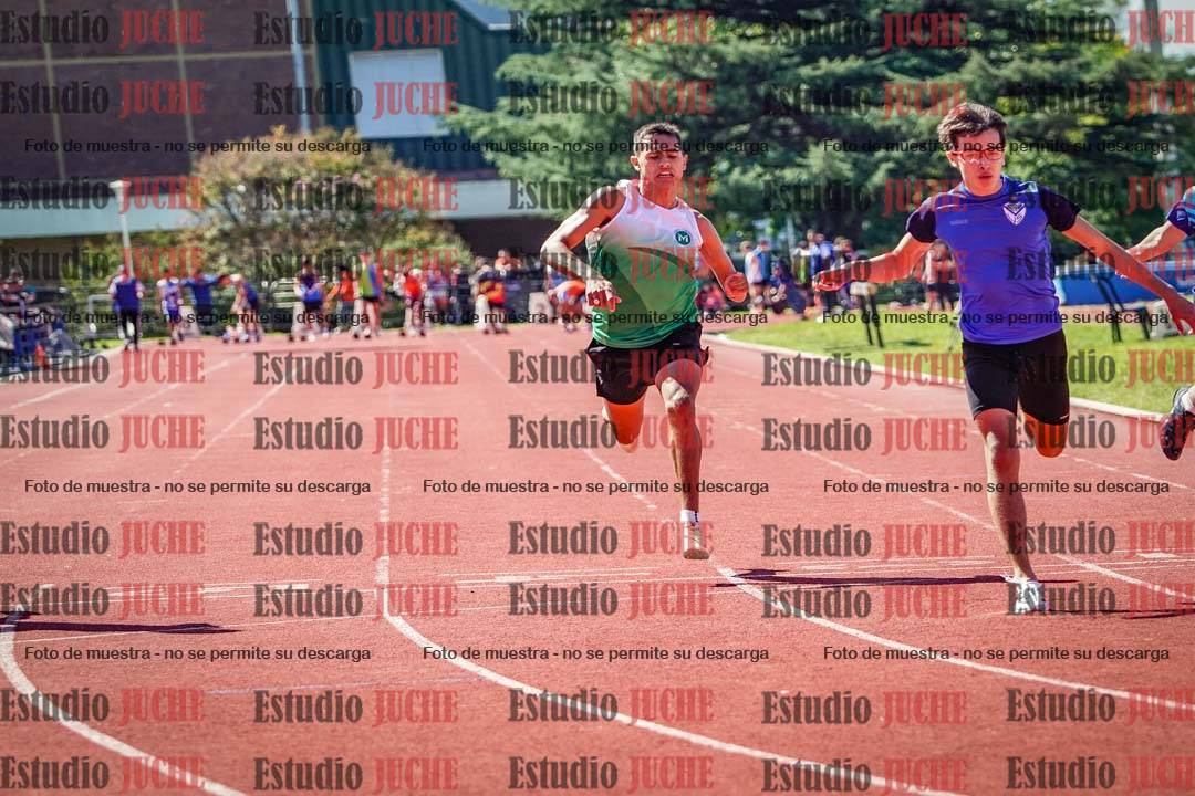 Fotos de los 100 m de varones
