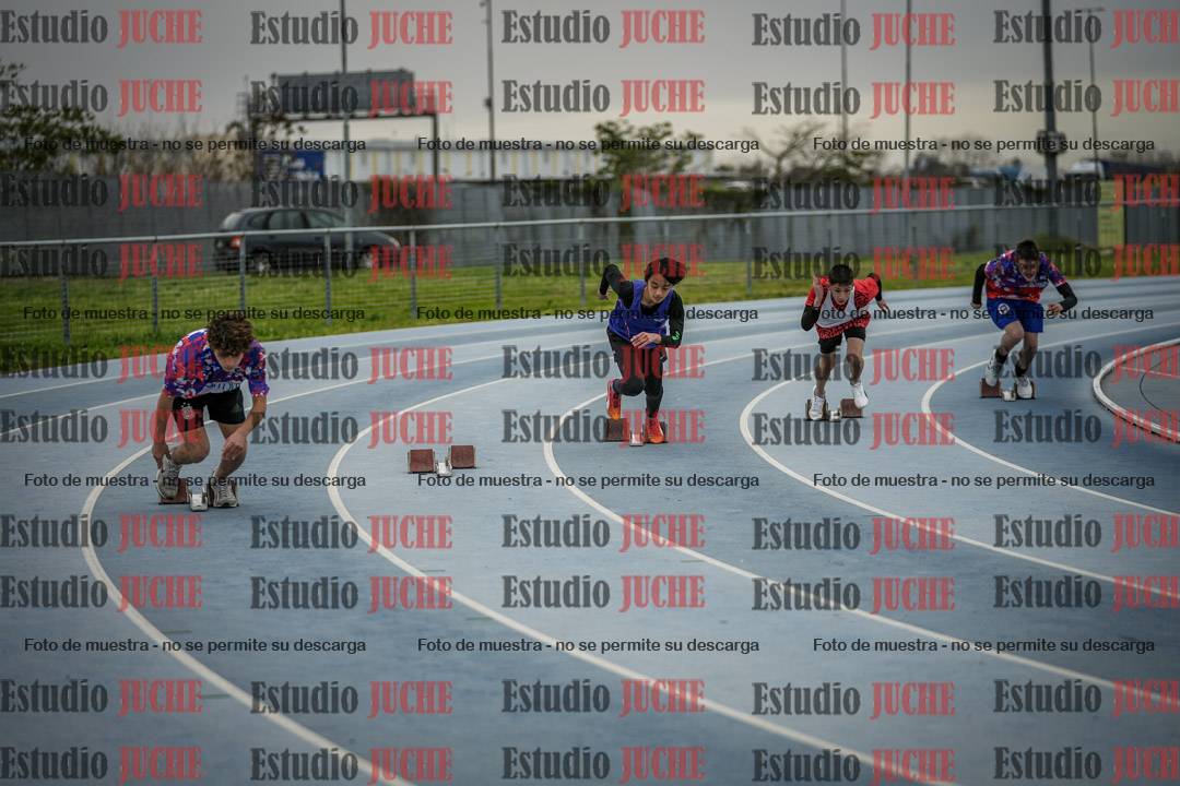 Fotos de los 150 m llanos de varones - U14