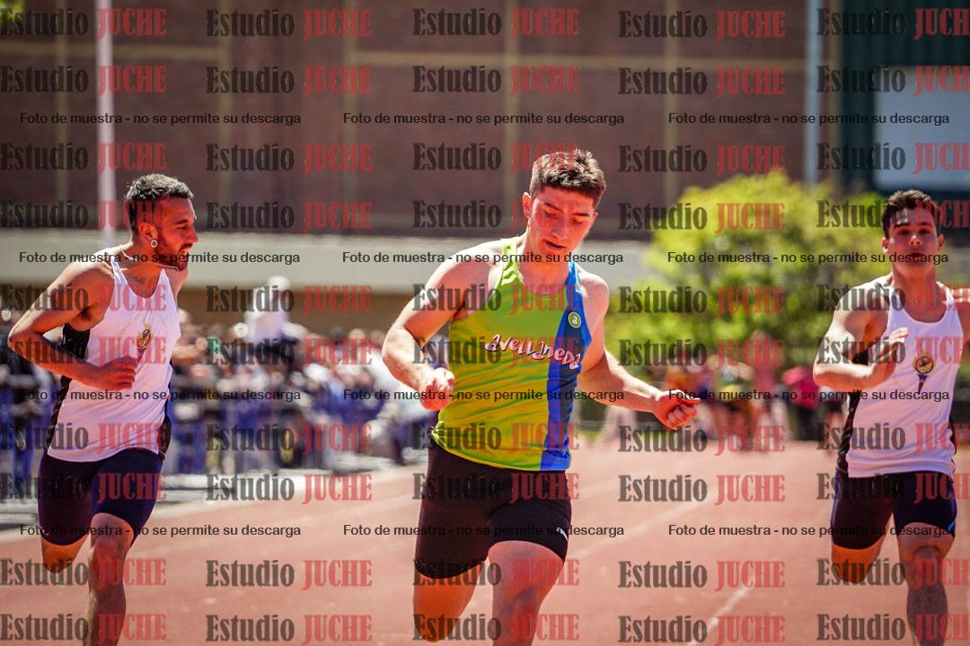 Fotos de los 100 m llanos de varones