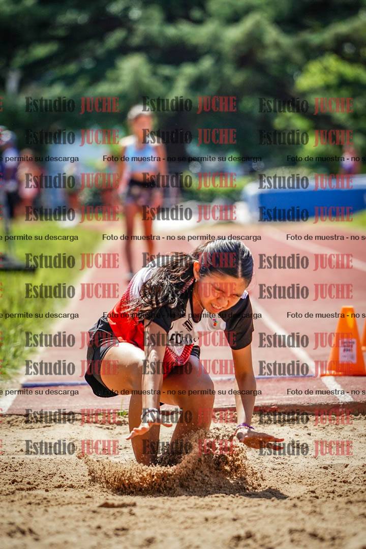 Fotos del salto en largo de mujeres