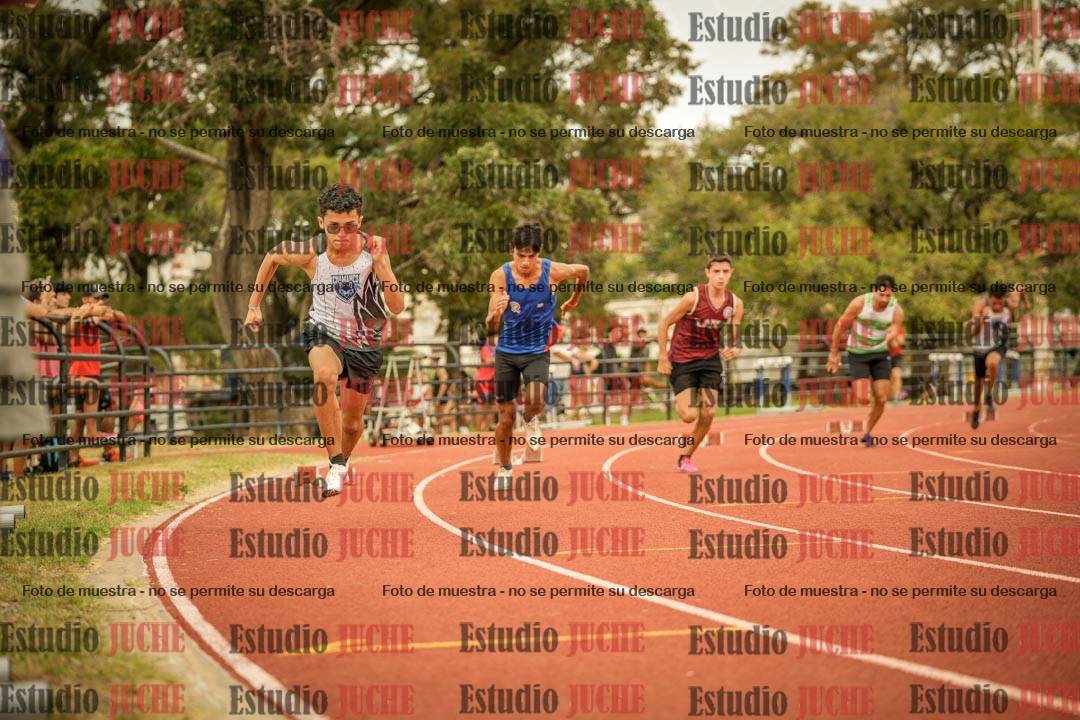 Fotos de los 200 m llanos de varones