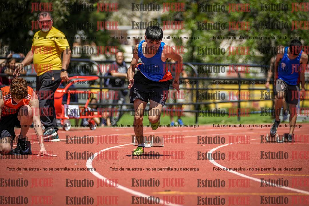 Fotos de los 200 m llanos de varones