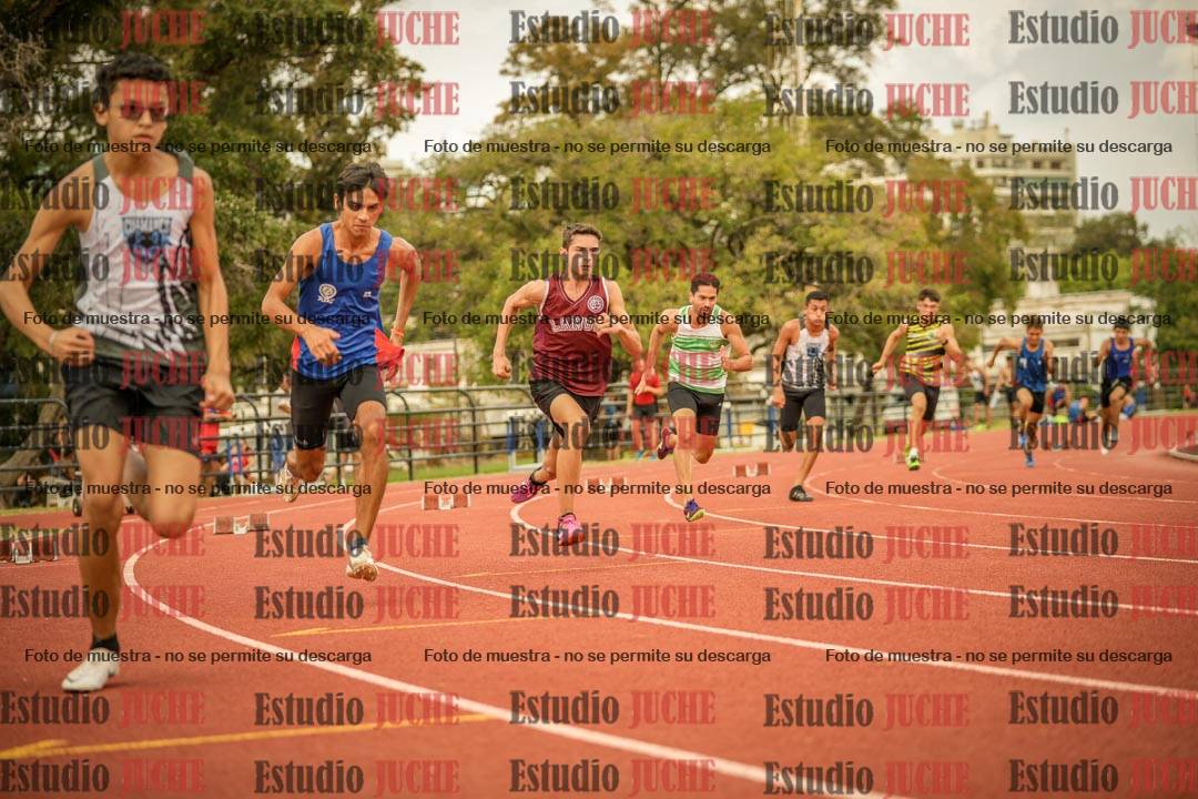 Fotos de los 200 m llanos de varones