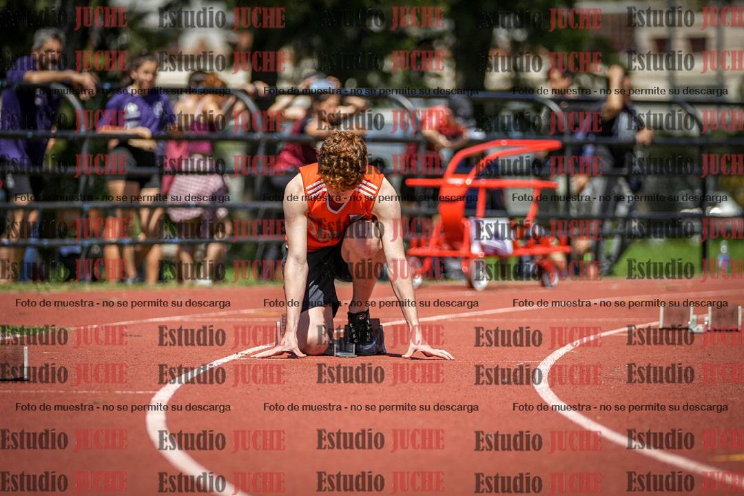 Fotos de los 200 m llanos de varones