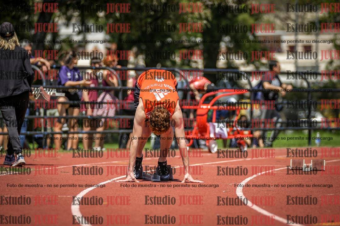 Fotos de los 200 m llanos de varones
