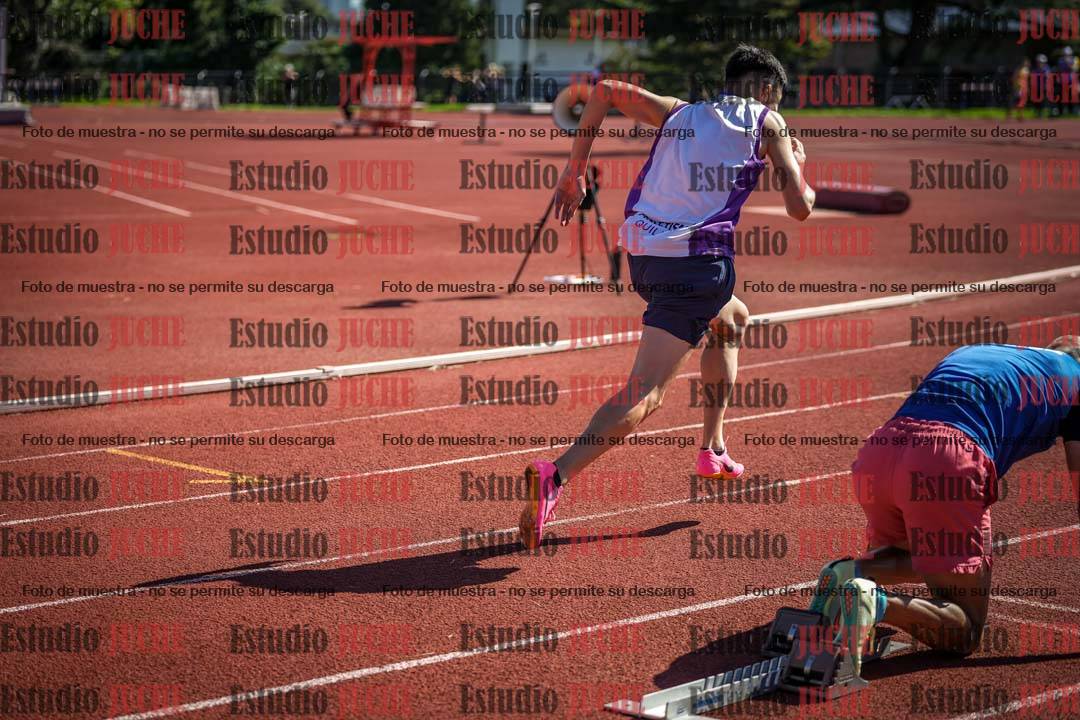 Fotos de los 200 m llanos de varones