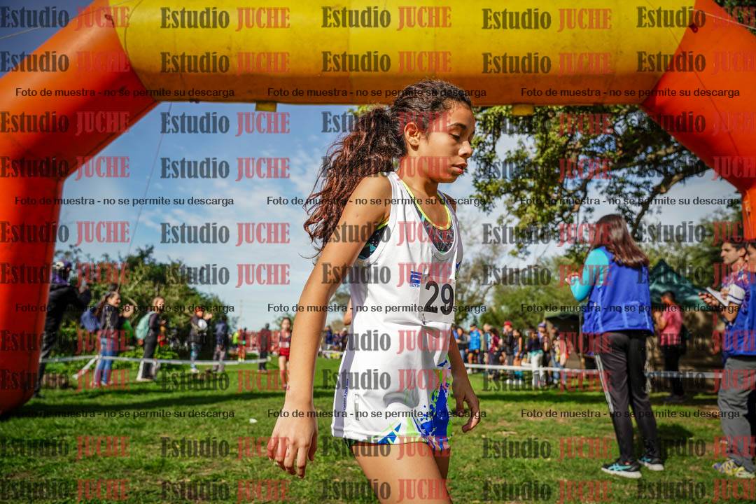 Fotos de la llegada del cross de 1000 m