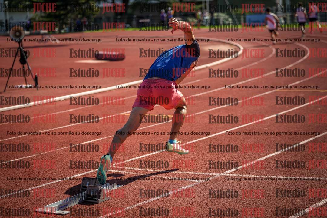 Fotos de los 200 m llanos de varones