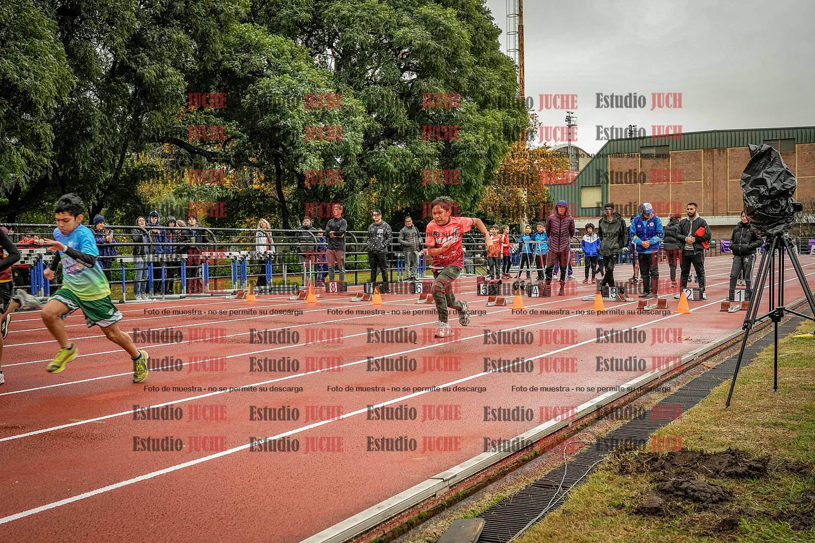 Fotos de los 50 m llanos de varones
