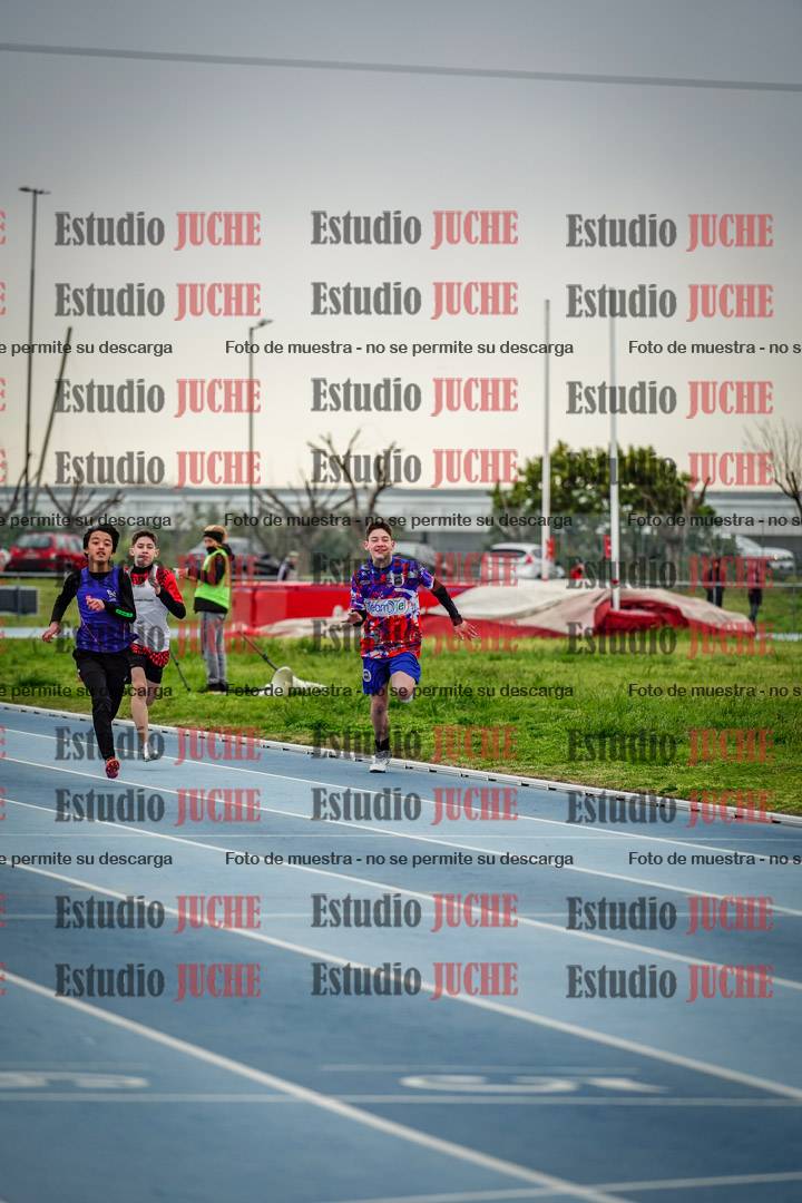 Fotos de los 150 m llanos de varones - U14