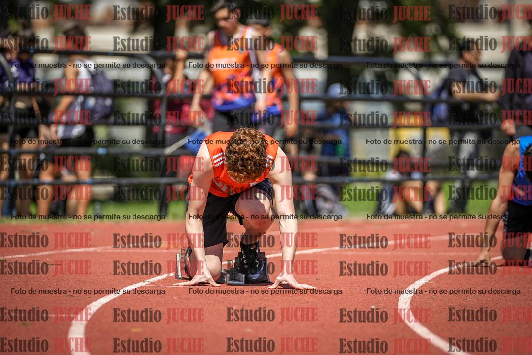 Fotos de los 200 m llanos de varones