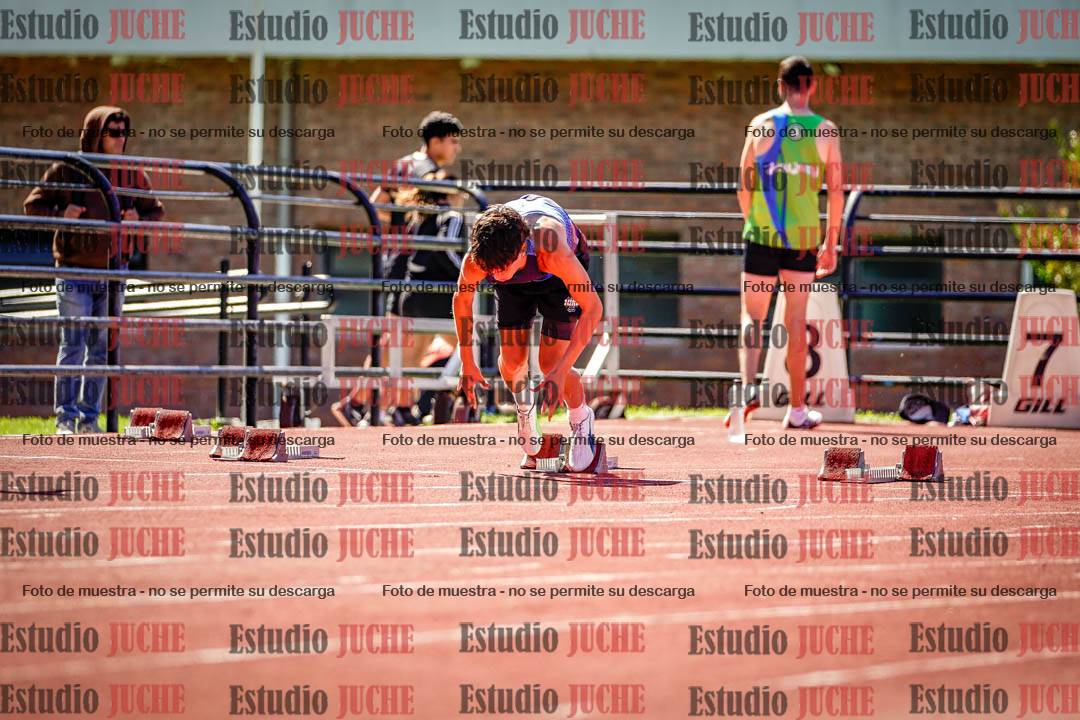 Fotos de los 100 m de varones