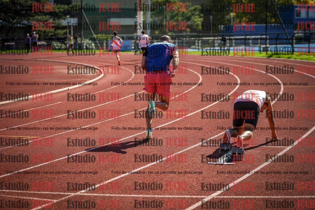 Fotos de los 200 m llanos de varones