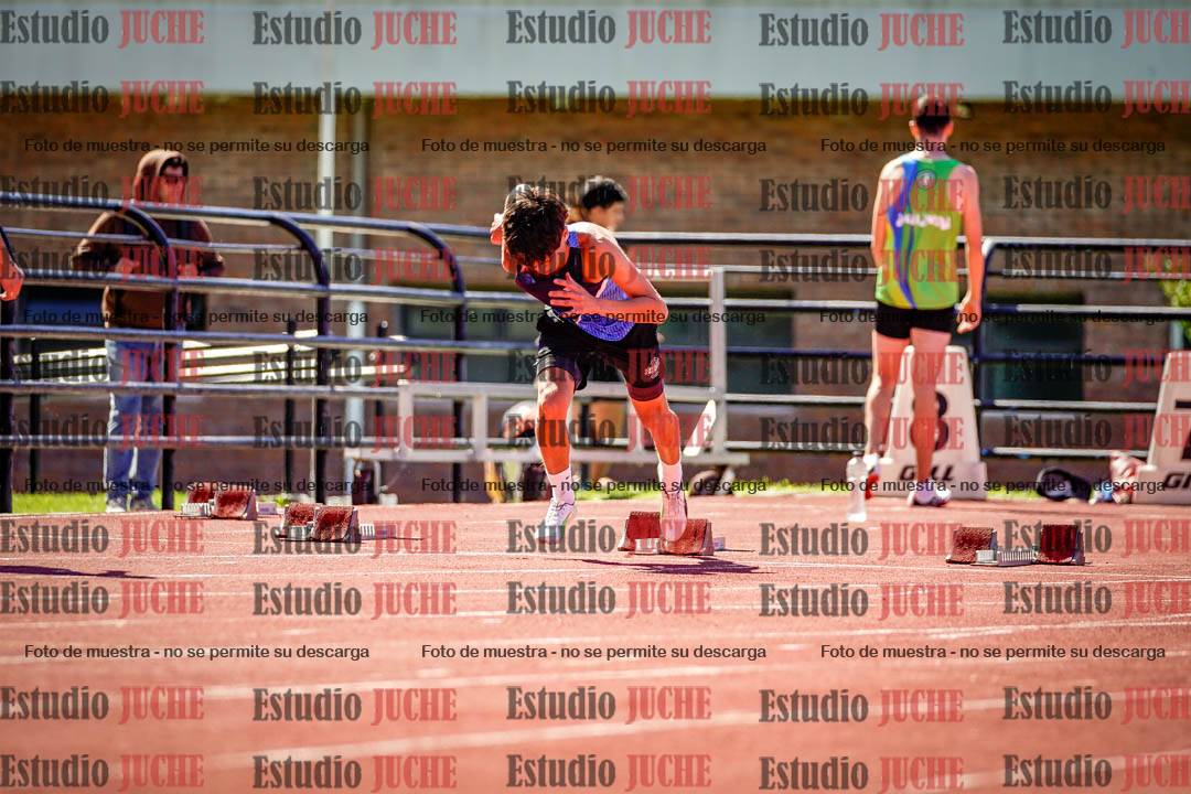 Fotos de los 100 m de varones