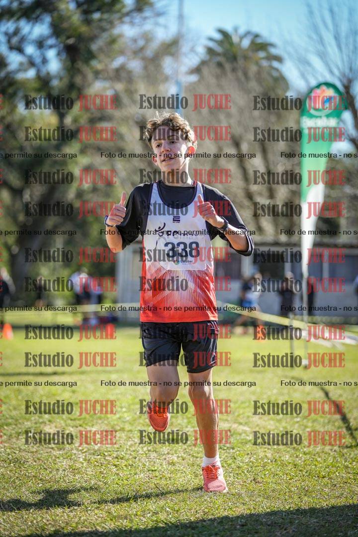 Fotos de la llegada del cross de 1500 m