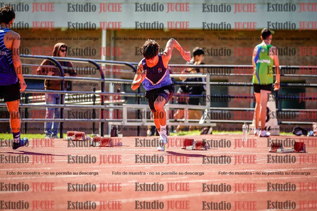 Fotos de los 100 m de varones