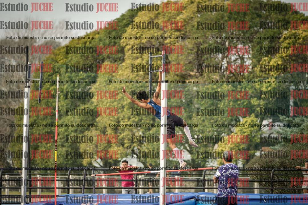 Fotos del salto con garrocha de varones