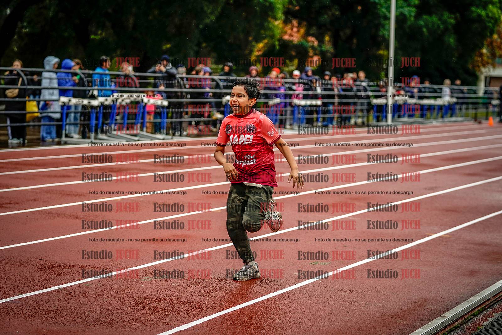 Fotos de los 50 m llanos de varones