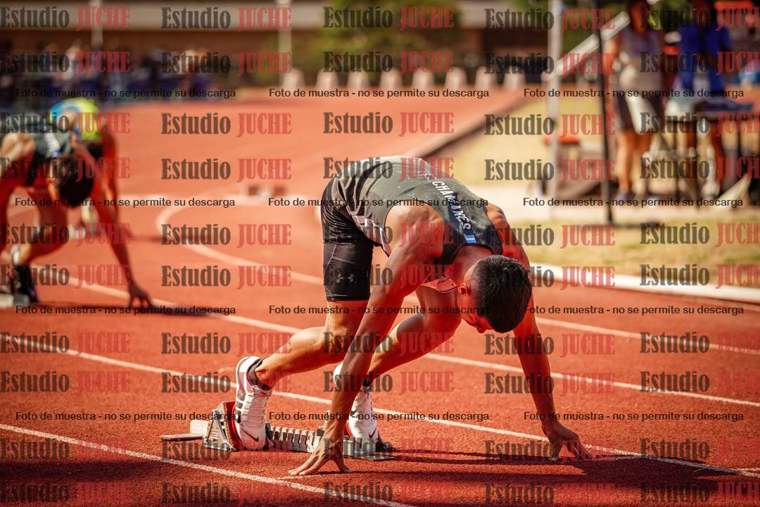 Fotos de los 400 m llanos de varones