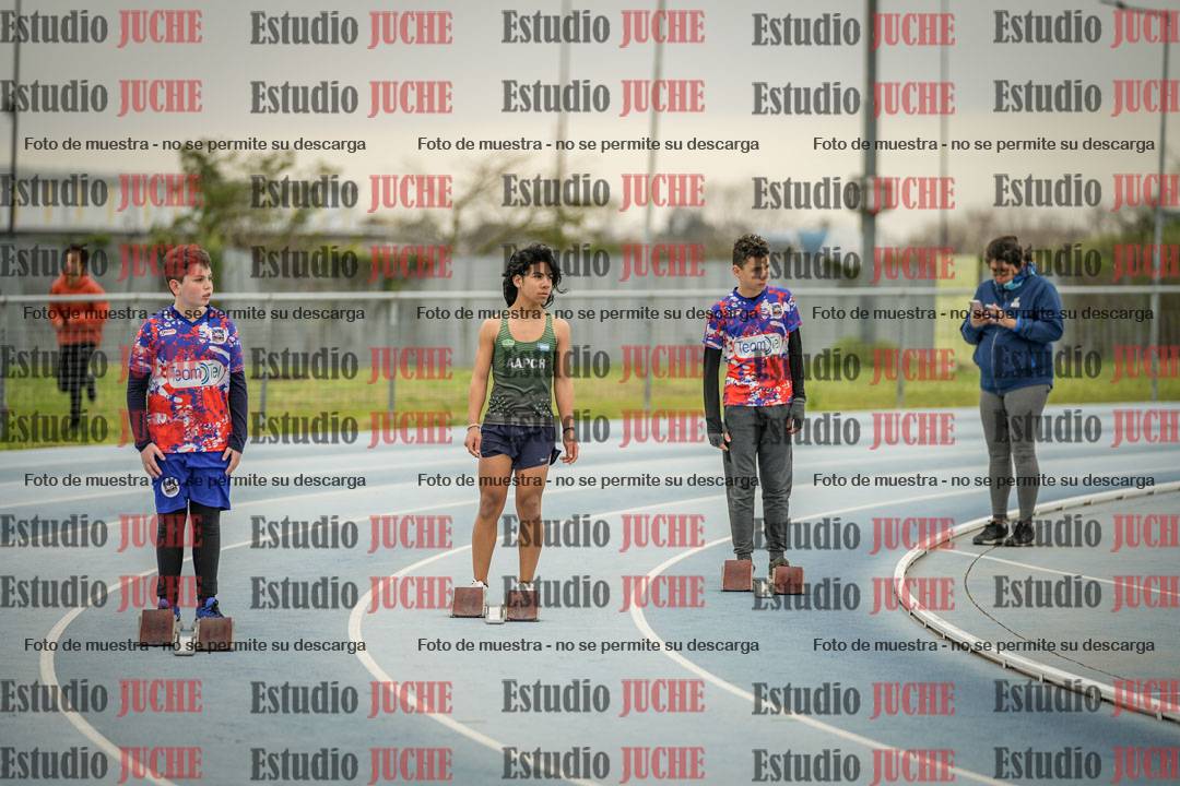 Fotos de los 150 m llanos de varones - U14
