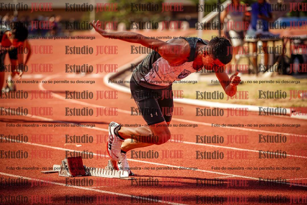 Fotos de los 400 m llanos de varones