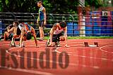 Fotos de los 100 m llanos de varones - FINAL
