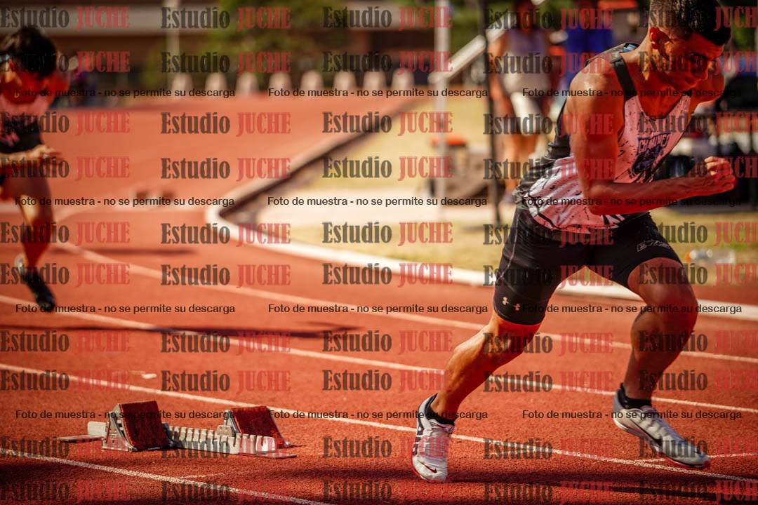 Fotos de los 400 m llanos de varones