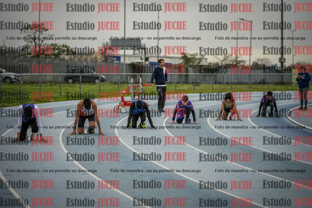 Fotos de los 150 m llanos de varones - U14
