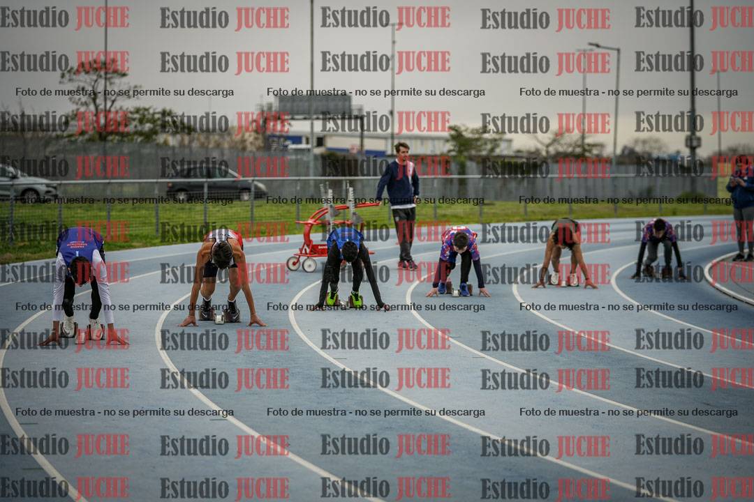 Fotos de los 150 m llanos de varones - U14