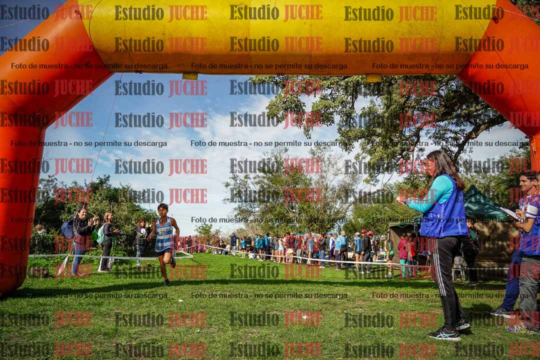 Fotos de la llegada del cross de 1000 m