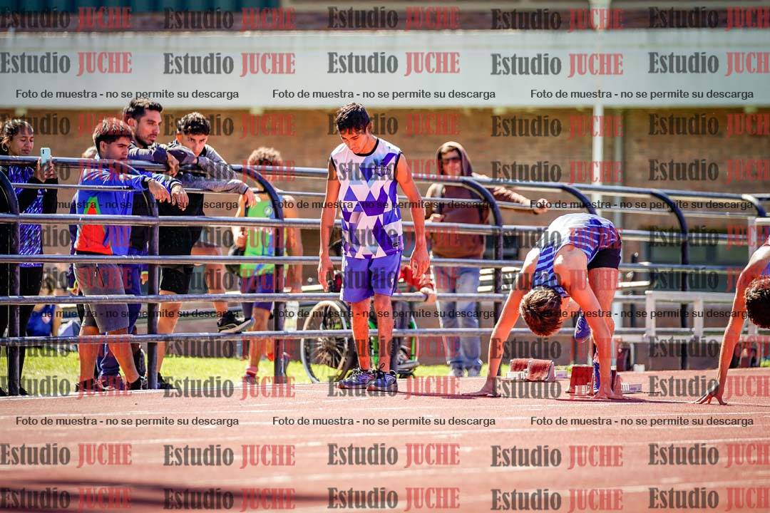 Fotos de los 100 m de varones