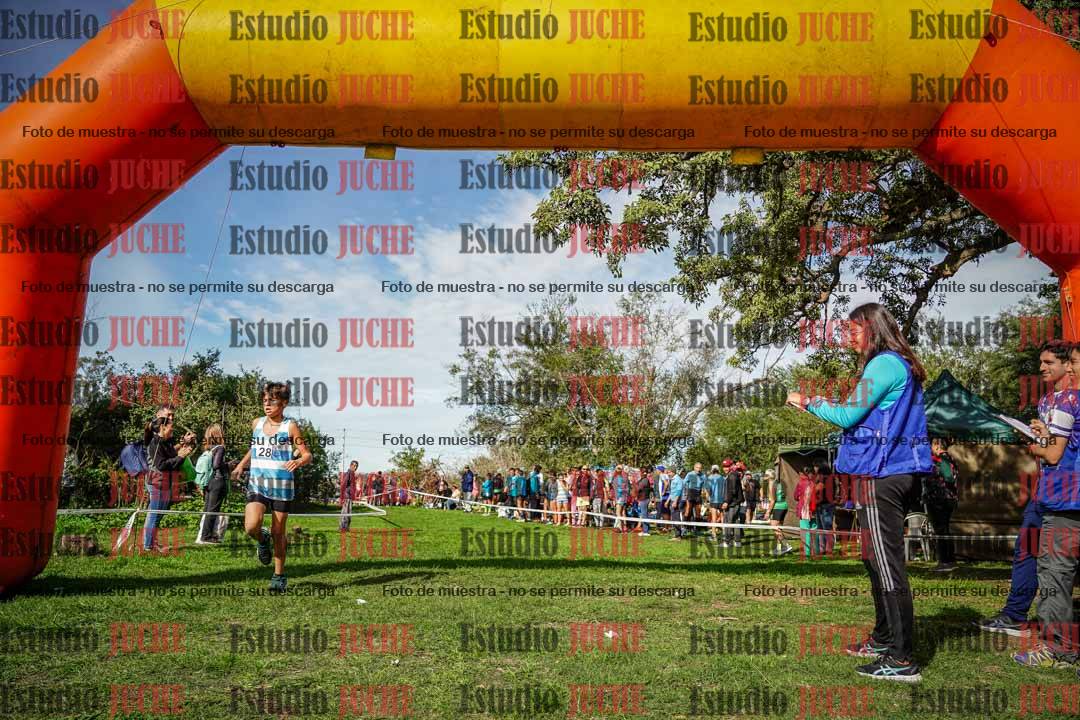 Fotos de la llegada del cross de 1000 m