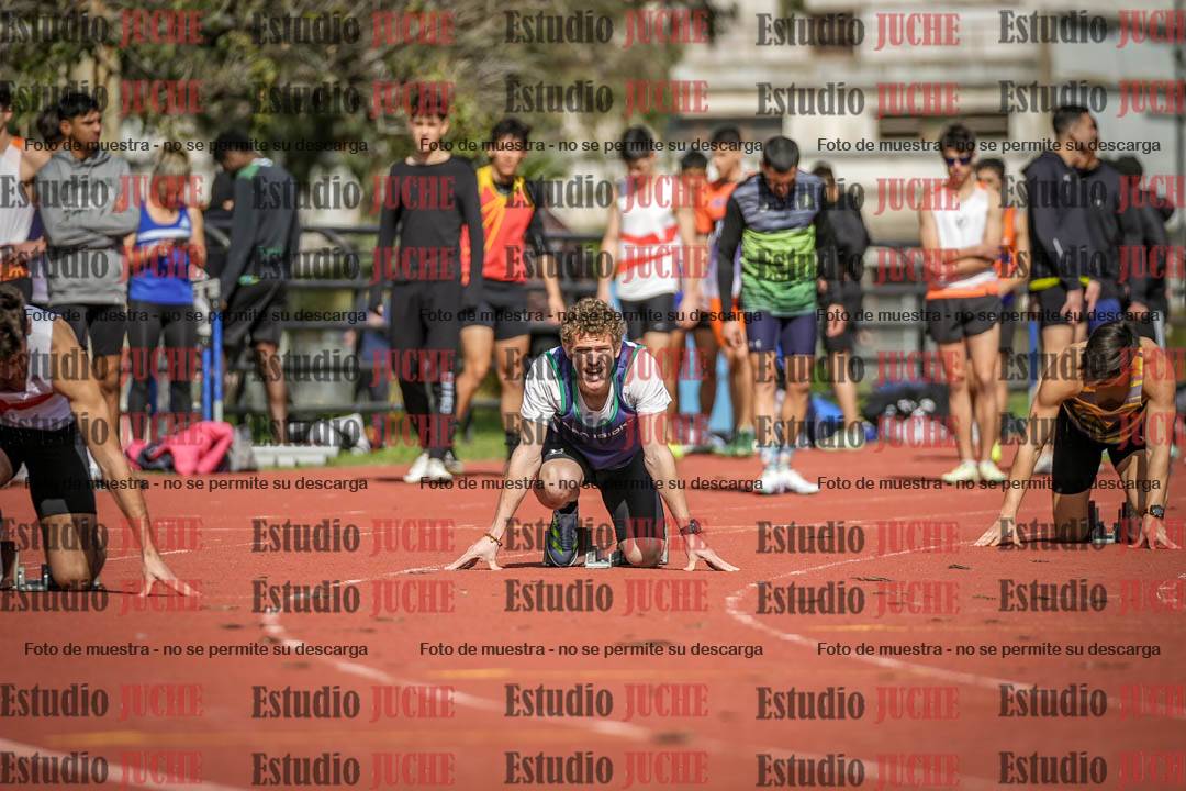 Fotos de los 200 m llanos de varones